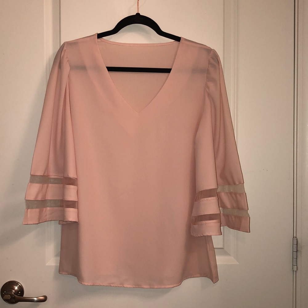 Pink blouse